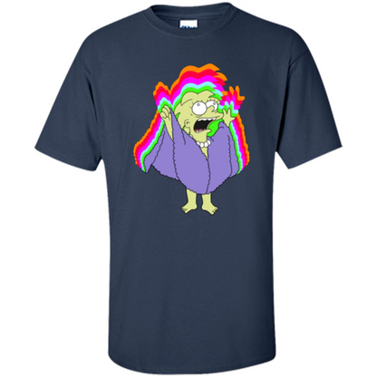 Lizard Queen T-shirt Navy