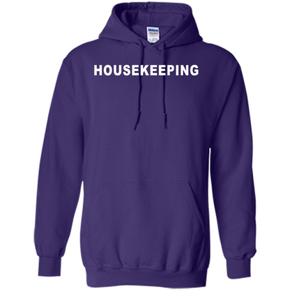 Housekeeping T-shirt Purple