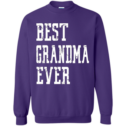 Best Grandma Ever T-Shirt - Grandparents Day T-shirt Purple