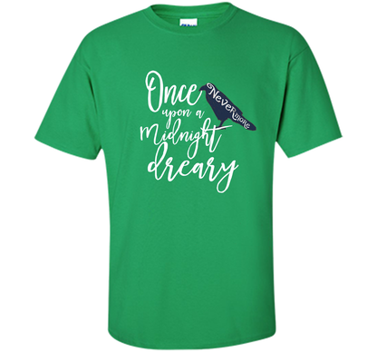 Poe Raven Shirt, Bookworm Shirt Literary Gifts cool shirt Irish Green