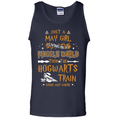 Harry Potter T-shirt Just A May Girl Living In A Muggle World