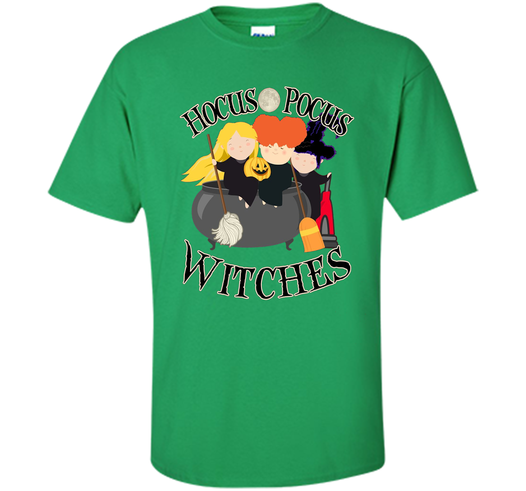 Hocus Pocus Witches Full Moon Cute Halloween October Shirt shirt Irish Green