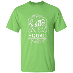 Bride Squad T-shirt Womens Bachelorette Party Bridesmaids