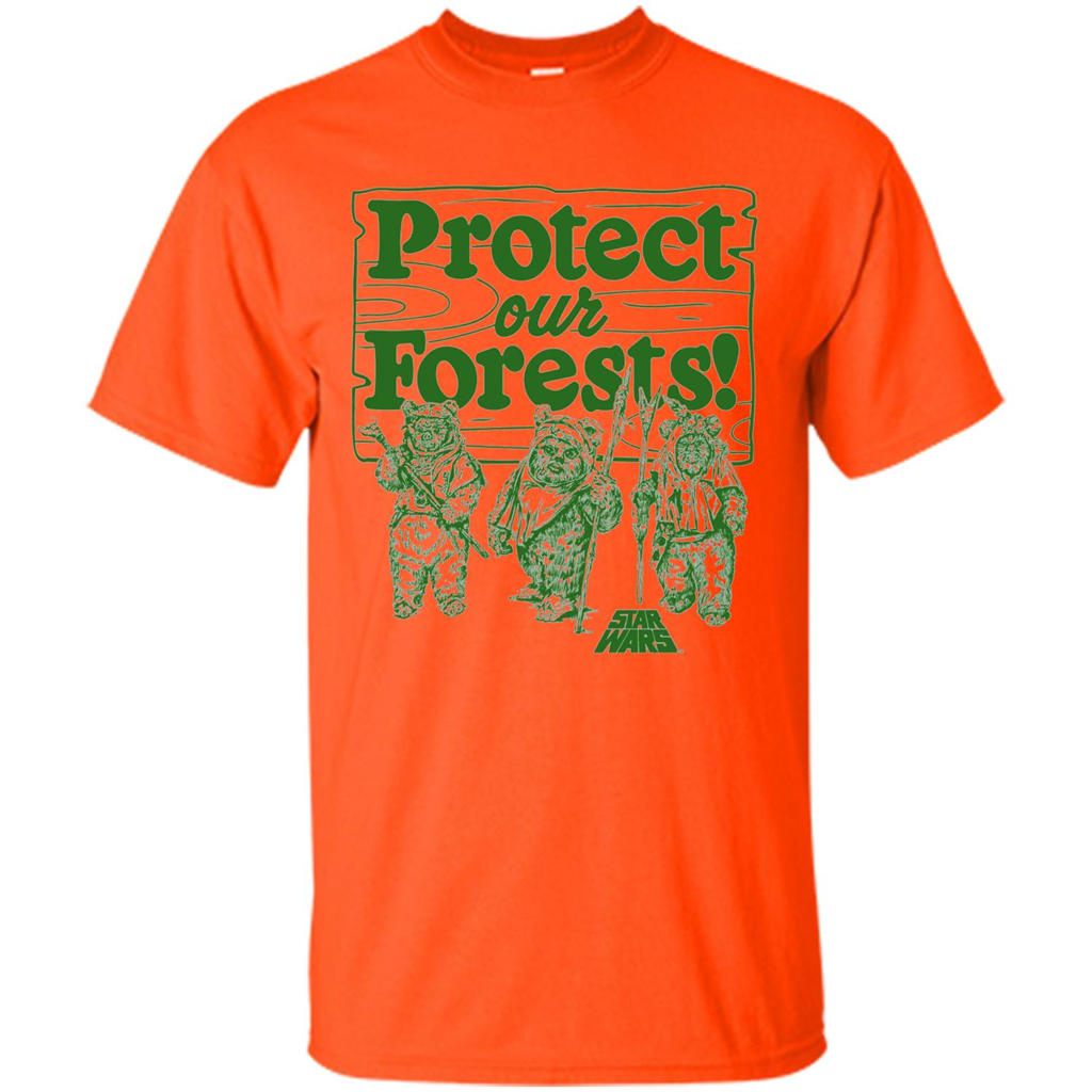 Movies T-shirt Protect Our Forests T-Shirt Orange