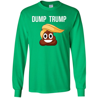 Dump Trump - Poop Emoji T-shirt Irish Green