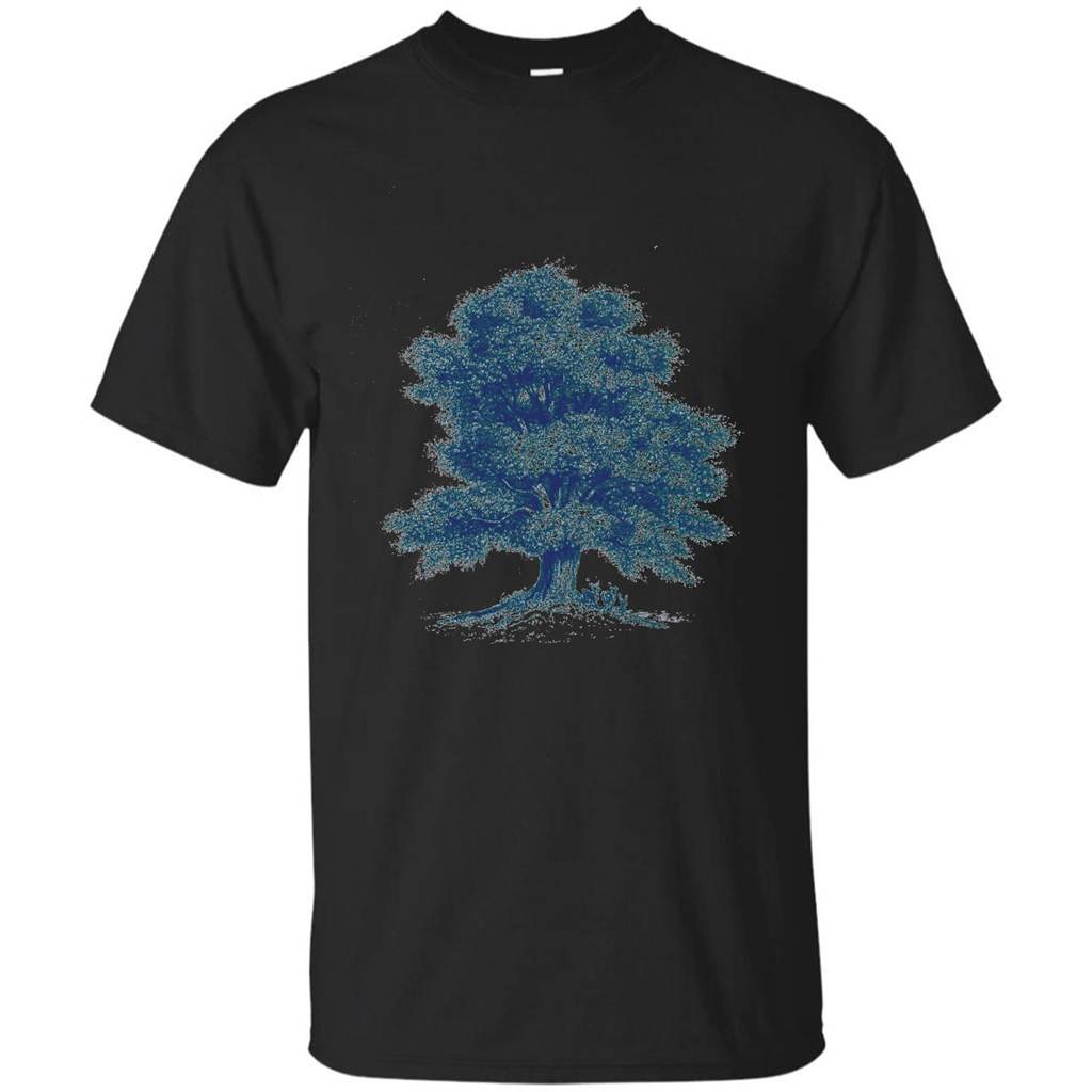 Maple Tree T-Shirt. Tree Natural Maple Tree T-shirt Black