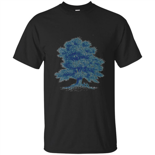 Maple Tree T-Shirt. Tree Natural Maple Tree T-shirt Black