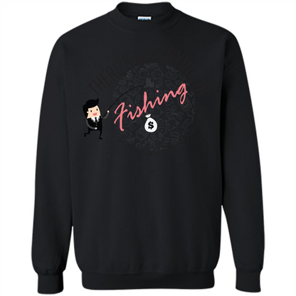No Crying Fishing T-shirt Black