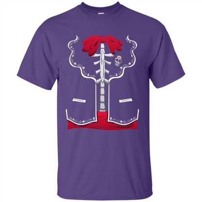 Halloween Costume Dia De Los Muertos T-Shirt Day Of The Dead Purple