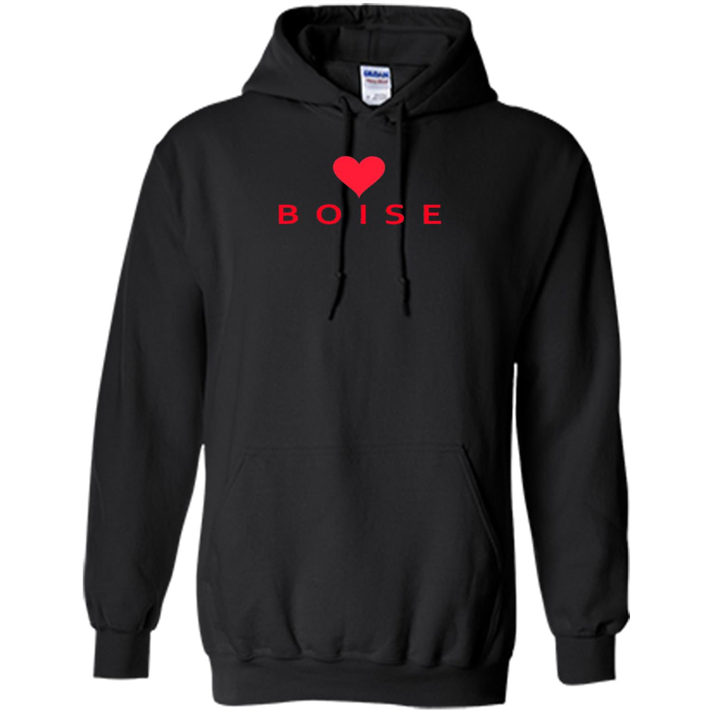 Boise Idaho With Heart Love T-shirt Orange