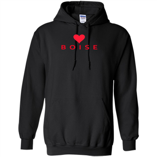 Boise Idaho With Heart Love T-shirt Orange