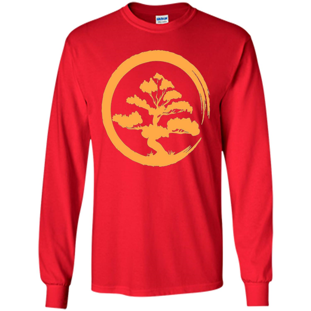 Bonsai Tree Japanese Zen Artist T-shirt Red