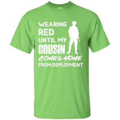 Red Friday T-shirt Wearing Red T-shirt Lime