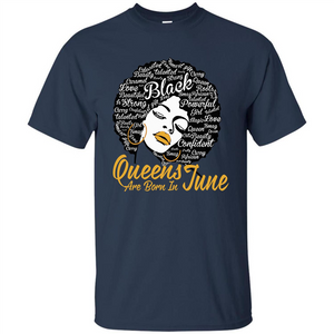 Queen Are Born In June T-shirt