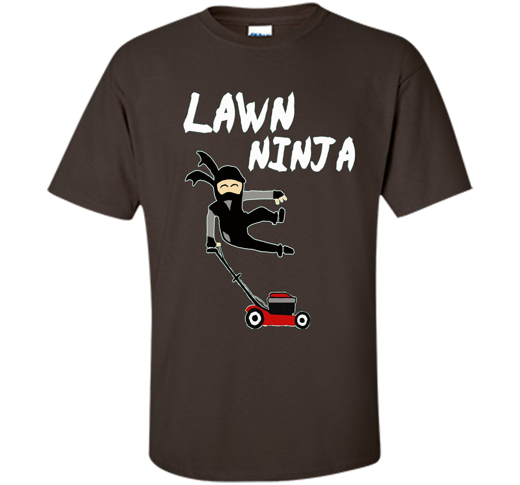 Lawn Ninja T-Shirt shirt Dark Chocolate