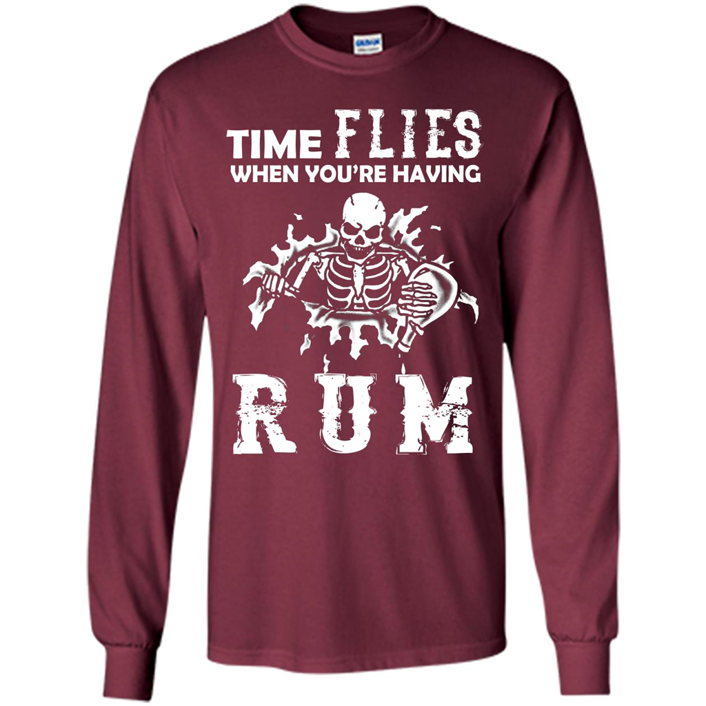 Rum T-shirt Time Flies When You're Having Rum
