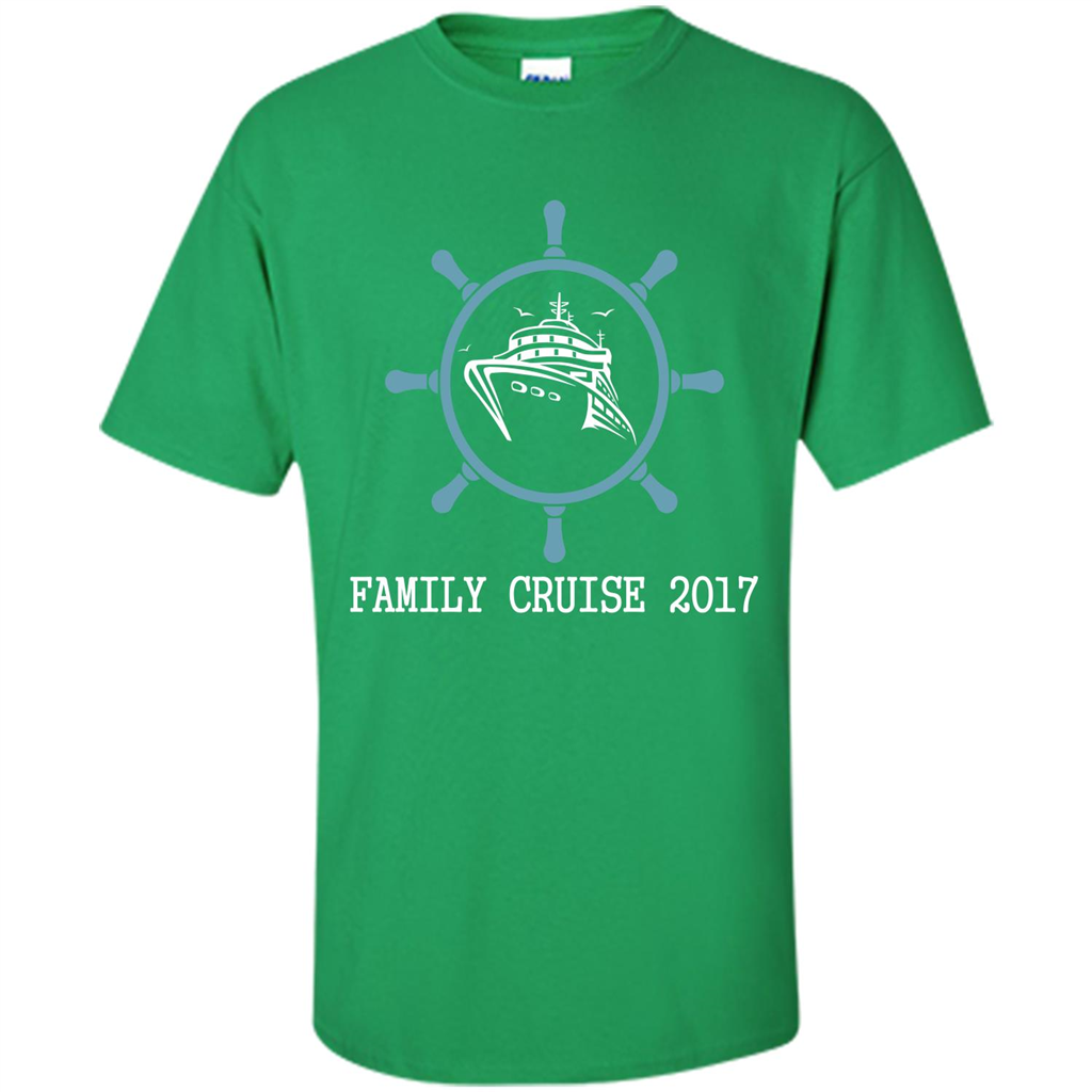 Family T-shirt Family Cruise 2017 Irish Green