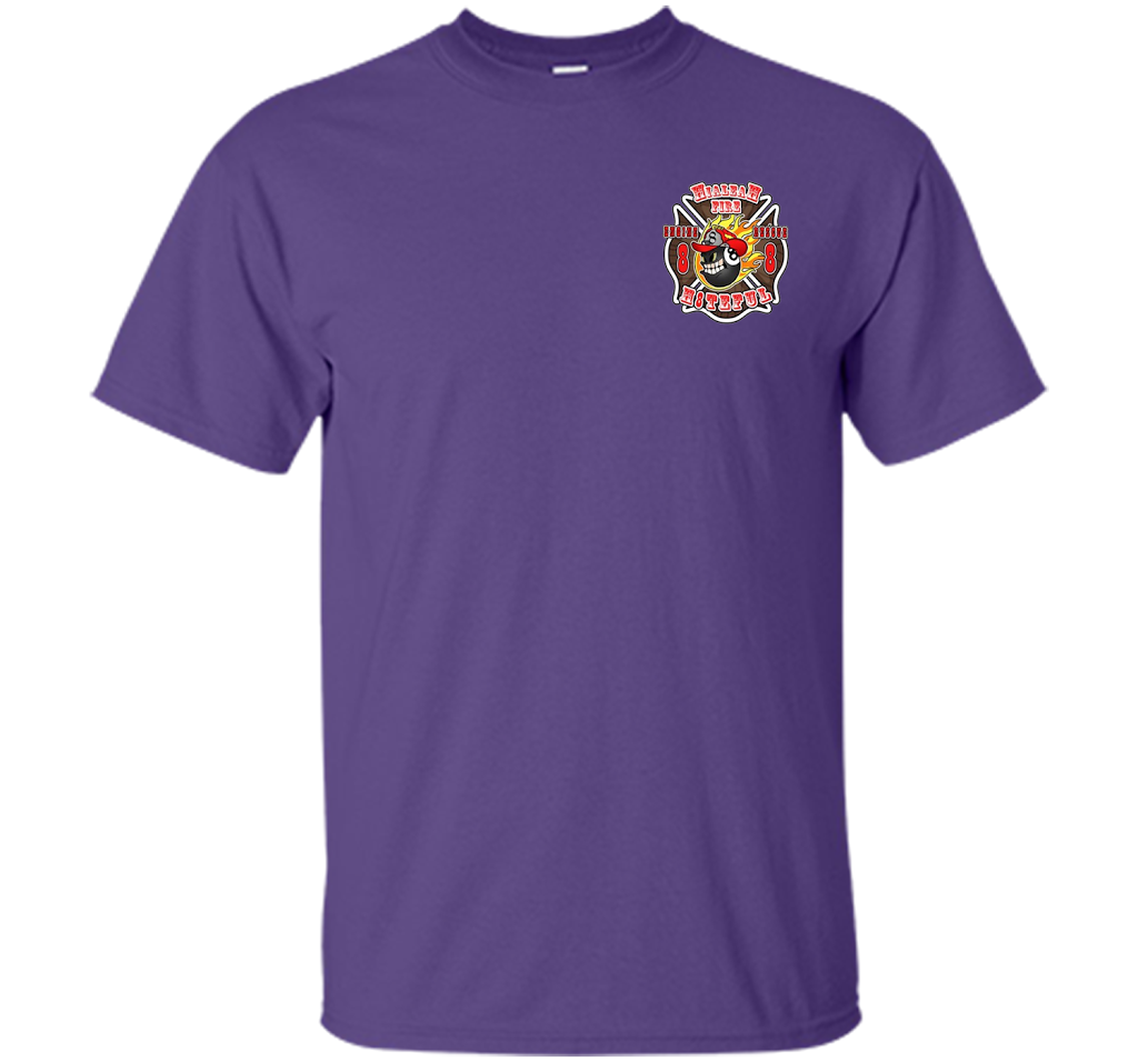 Hialeah Fire Department Station 8 T-shirt Purple