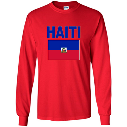 Haiti Flag T-Shirt Red
