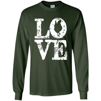 Chickens T-shirt I Love Chickens T-Shirt Forest Green