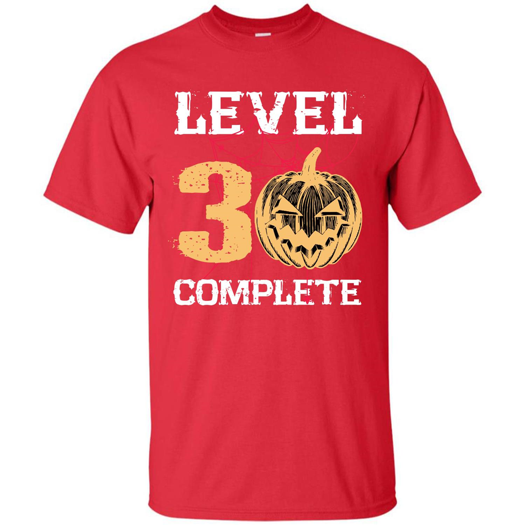 Halloween T-shirt Level 30 Complete Red