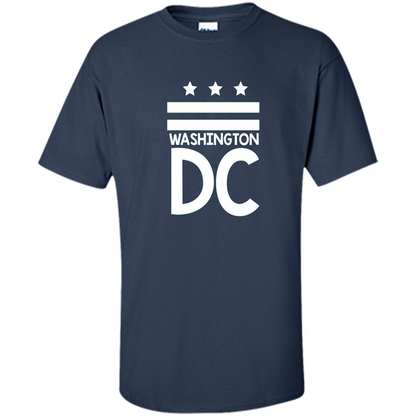 DC Flag T-shirt - Washington DC T-Shirt Navy
