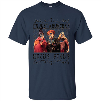 It'S Just A Bunch Of Hocus Pocus Halloween T-shirt Navy
