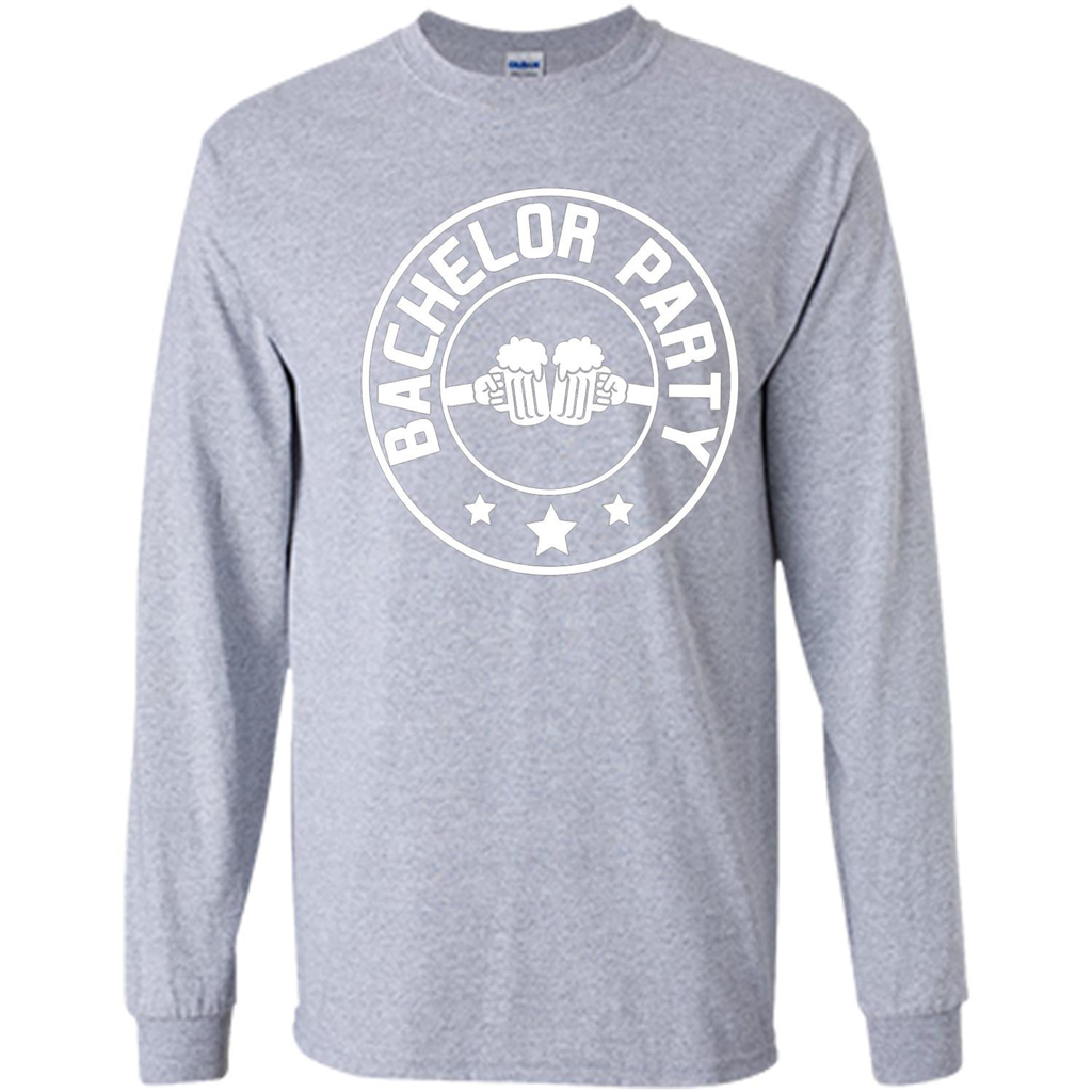 Men's Bachelor Party Cheers T-shirt Sport Grey
