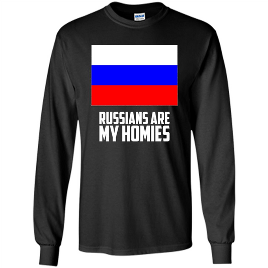Russians Are My Homies T-shirt Black
