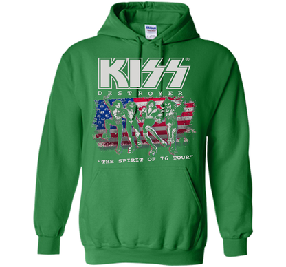 Kiss Destroyer The Spirit Of 76 T-shirt Irish Green