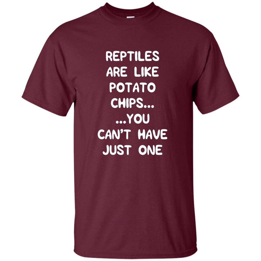Reptile Funny Shirt Reptile Accessory T-shirt Maroon