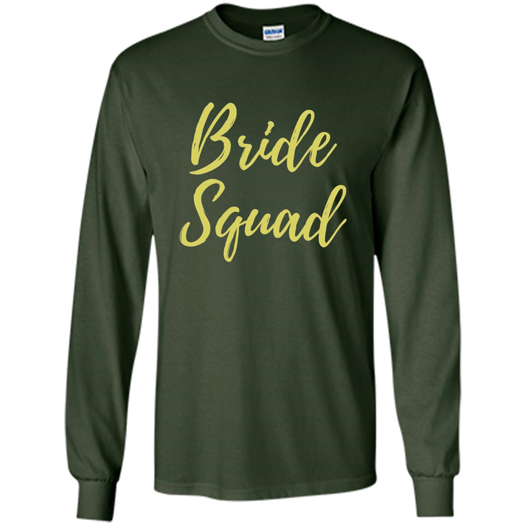 Bride Squad T-shirt Bachelorette Party Forest Green