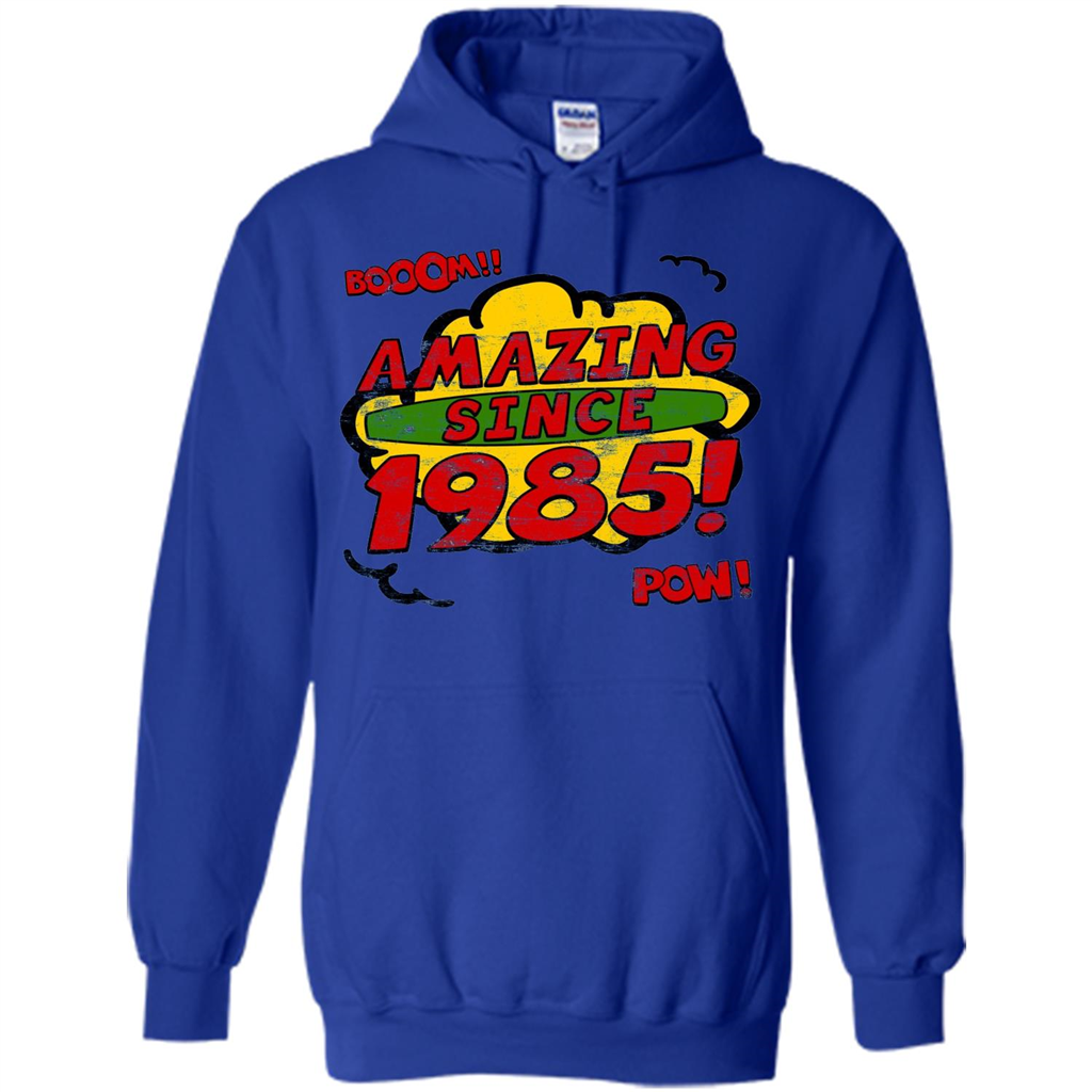 Birthday Gift T-shirt Amazing Since 1985 T-shirt Royal