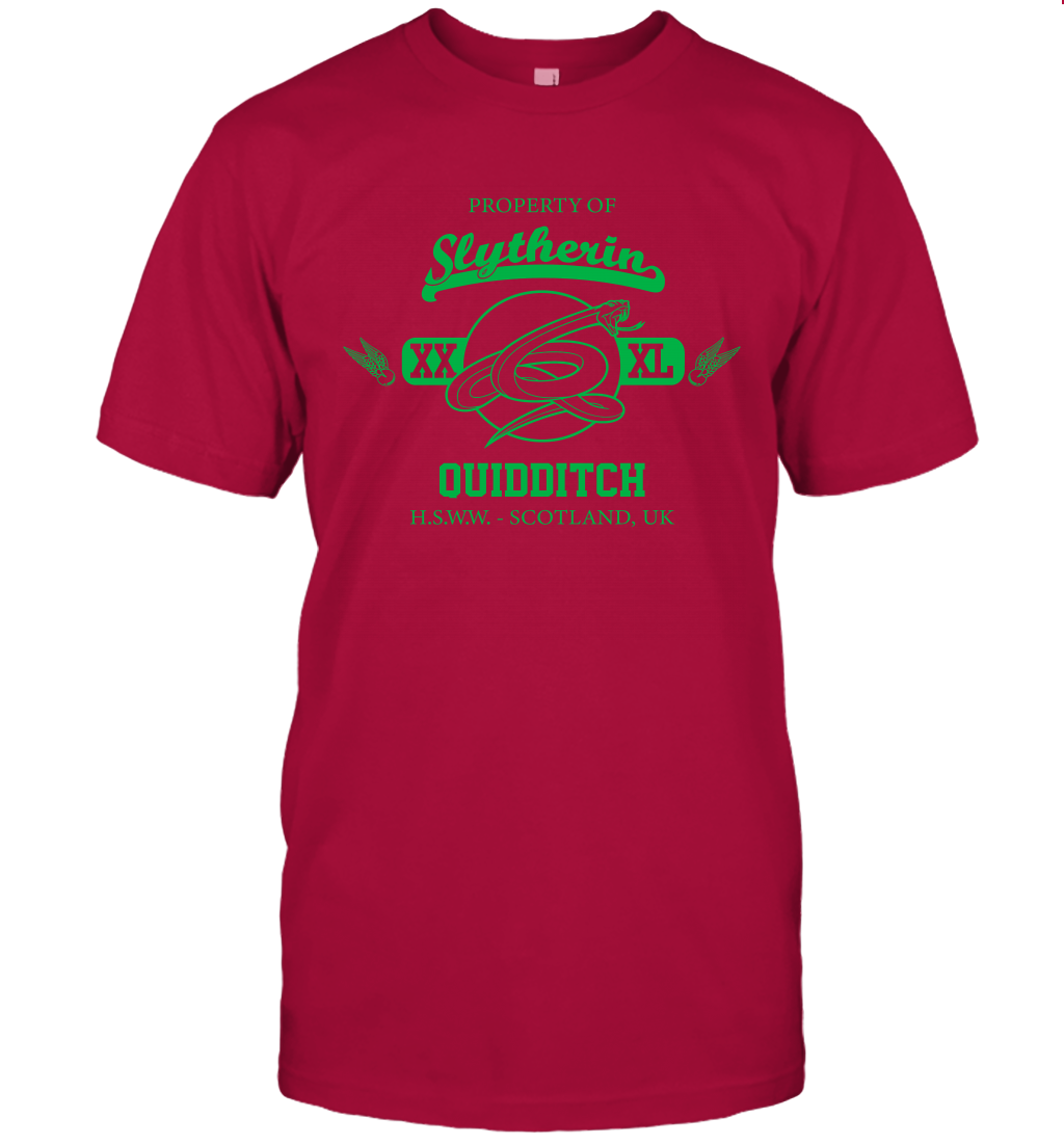 Property Of Slytherin Quidditch Harry Potter T-Shirt T-Shirt Cardinal