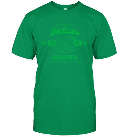 Property Of Slytherin Quidditch Harry Potter T-Shirt T-Shirt Irish Green