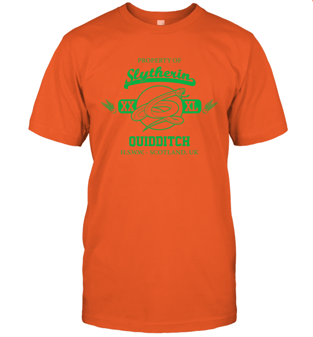 Property Of Slytherin Quidditch Harry Potter T-Shirt T-Shirt Orange