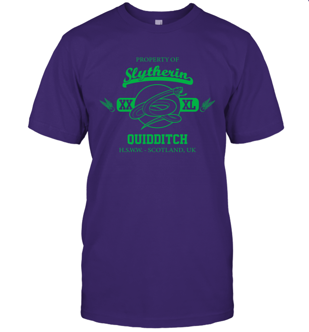 Property Of Slytherin Quidditch Harry Potter T-Shirt T-Shirt Purple