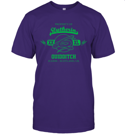 Property Of Slytherin Quidditch Harry Potter T-Shirt T-Shirt Purple