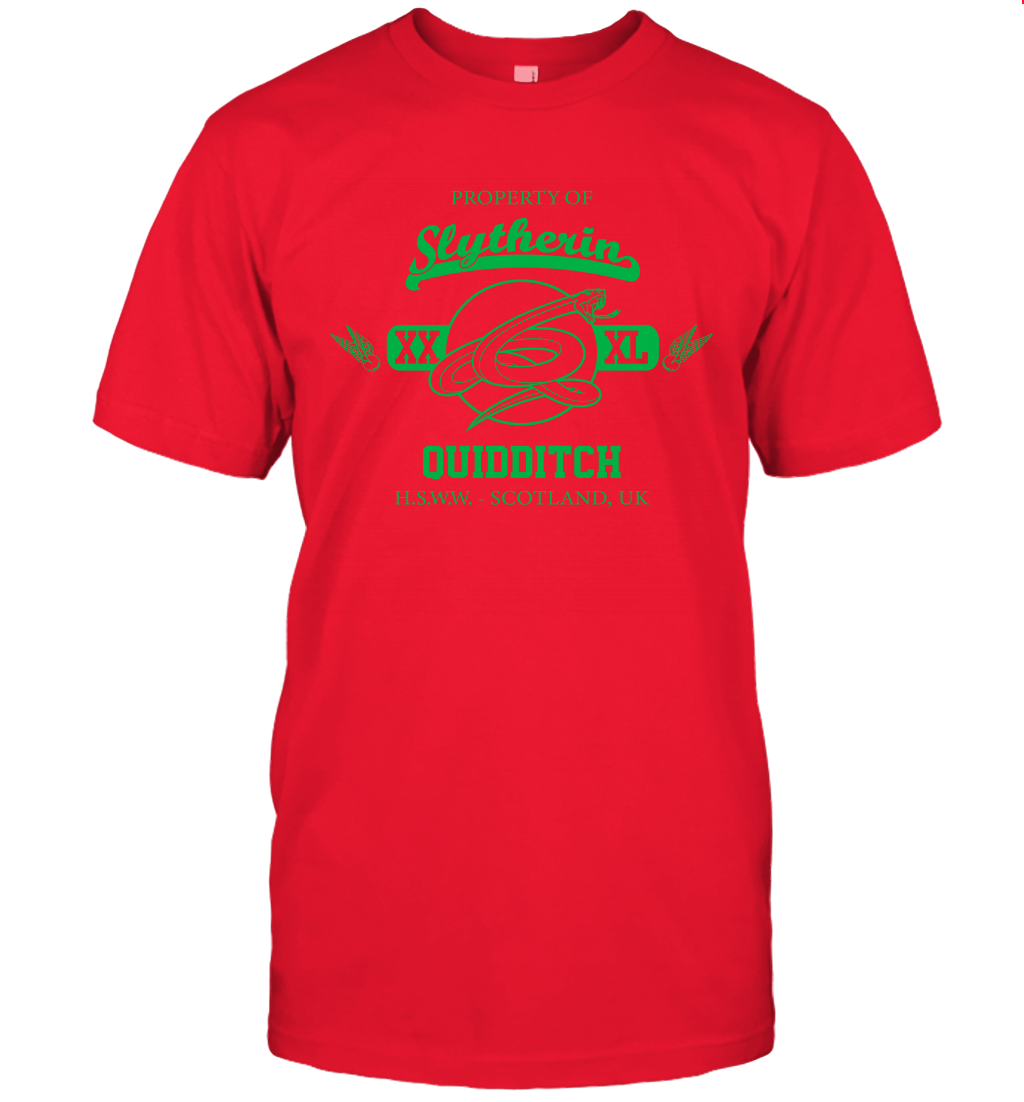 Property Of Slytherin Quidditch Harry Potter T-Shirt T-Shirt Red