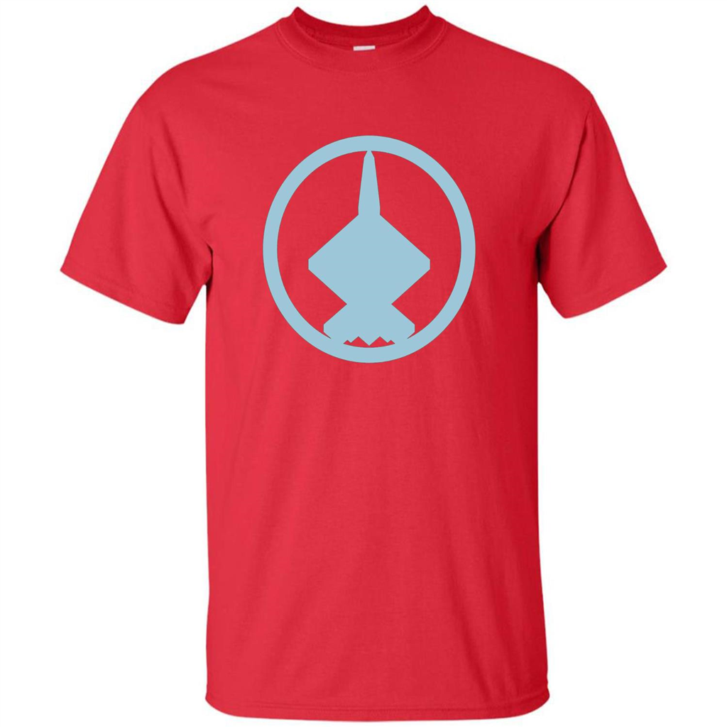 YF-23 Blue Air Force Military Fighter Jet T-Shirt Red
