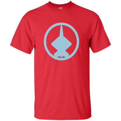 YF-23 Blue Air Force Military Fighter Jet T-Shirt Red