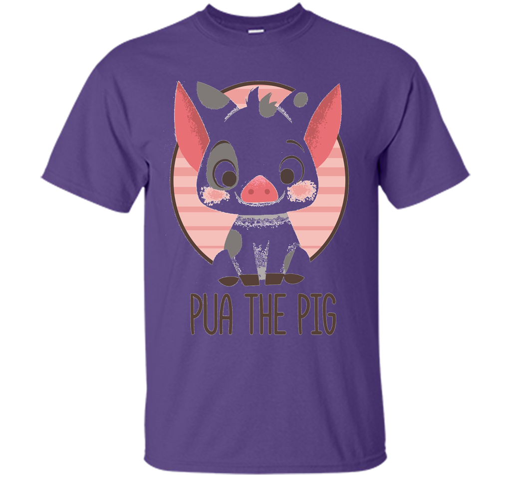 Disney Moana Pua The Pig T-shirt Purple