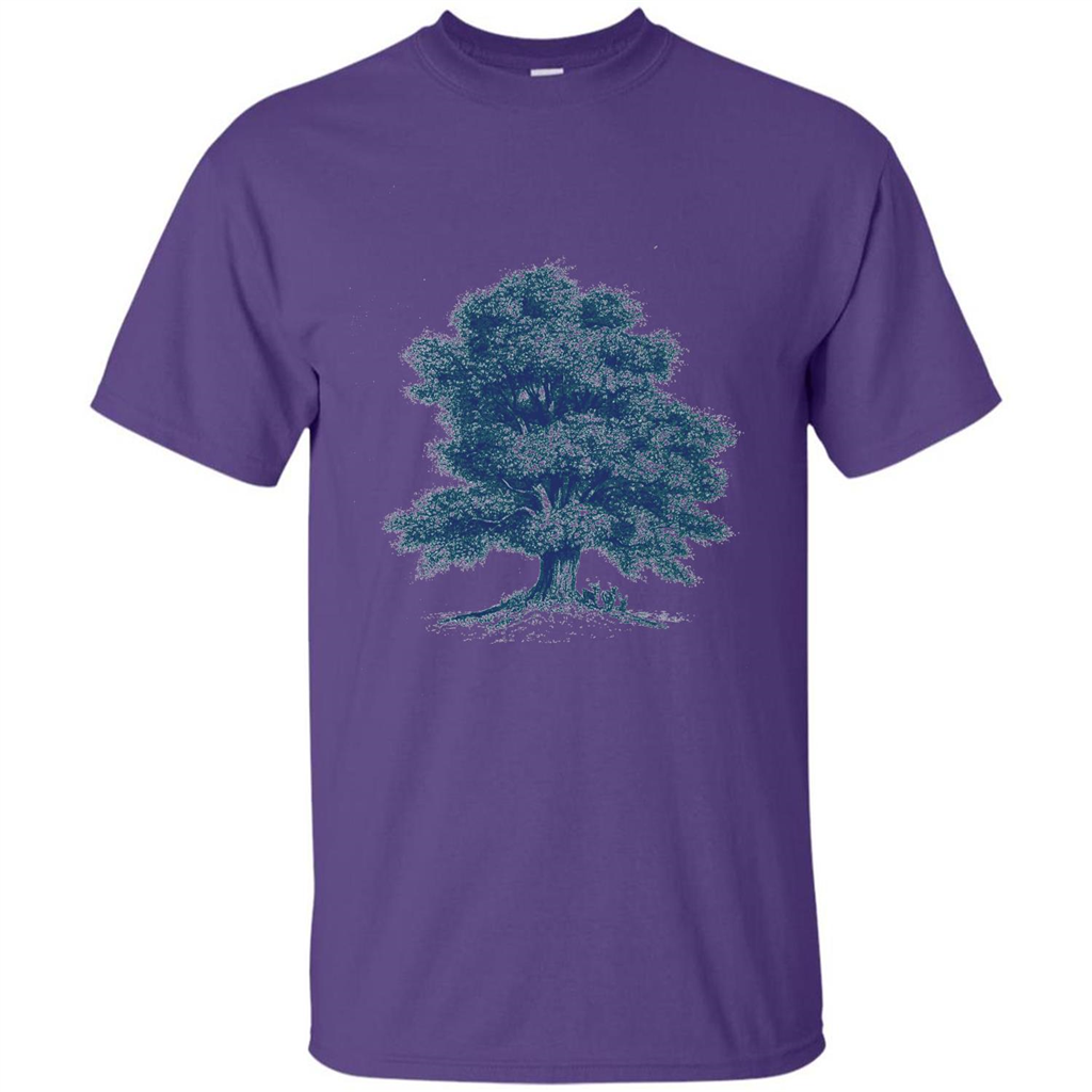 Maple Tree T-Shirt. Tree Natural Maple Tree T-shirt Purple