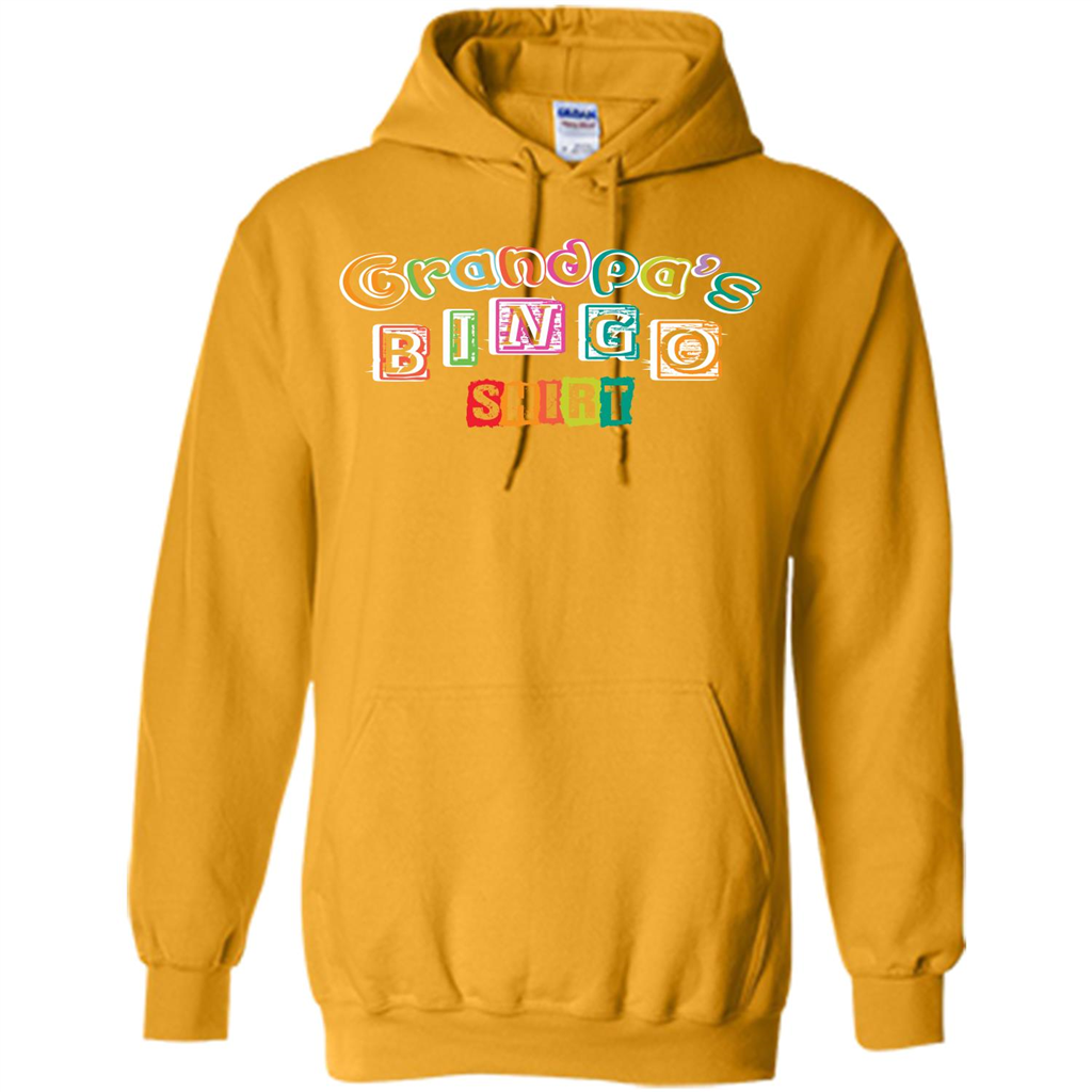 Papa T-shirt GrandpaŠ—Ès Bingo T-shirt Gold