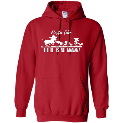 Fiesta Like There Is No Manana T-shirt Red