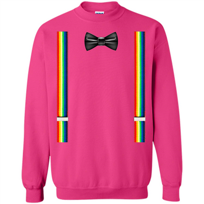 Suspenders And Bowtie Clown Costume T-shirt Heliconia