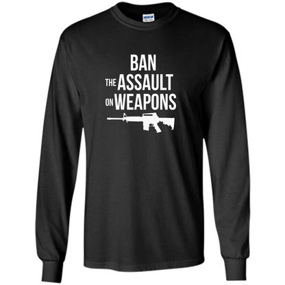 Ban The Assault On Weapons T-shirt Orange