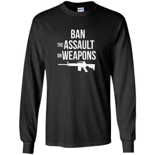 Ban The Assault On Weapons T-shirt Orange