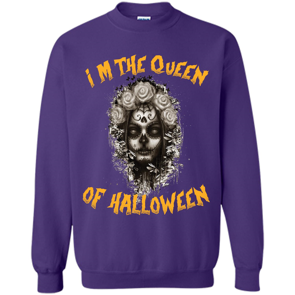 I’m The Queen Of Halloween T-shirt Purple