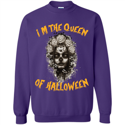 I’m The Queen Of Halloween T-shirt Purple